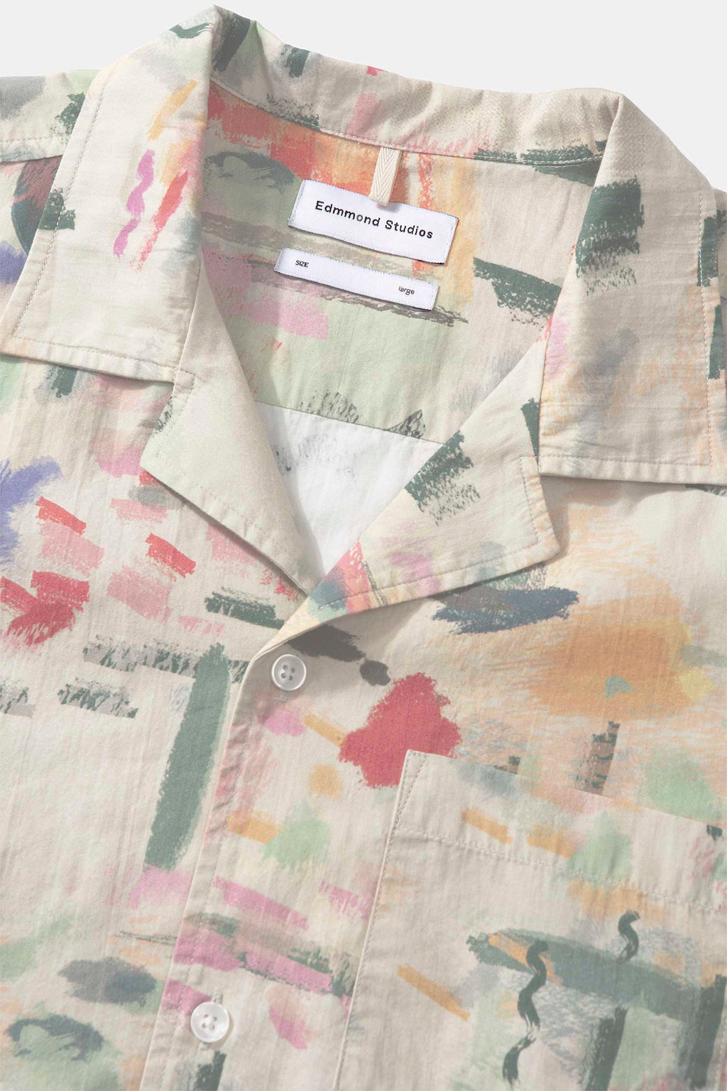 Kortärmad Skjorta Aquarela Tan