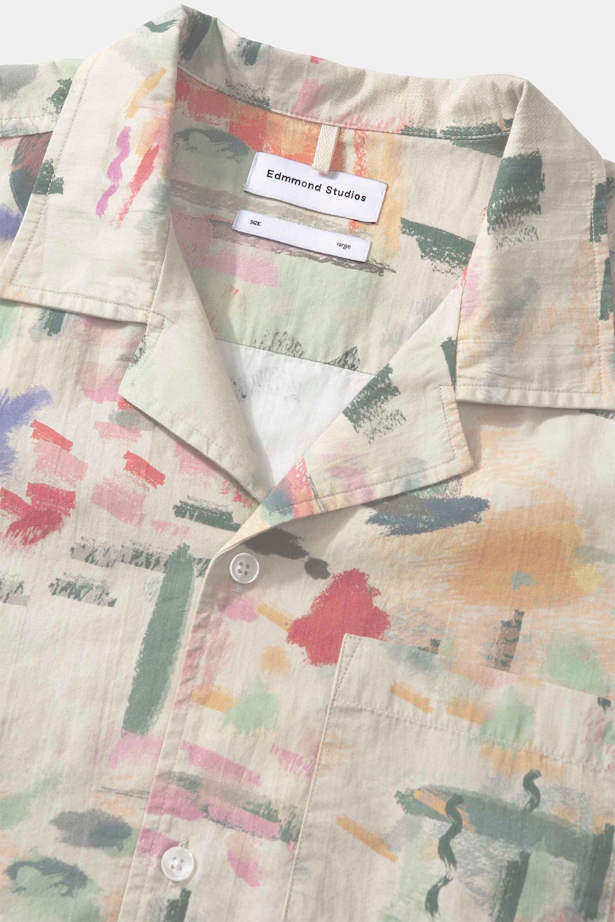 Kortärmad Skjorta Aquarela Tan