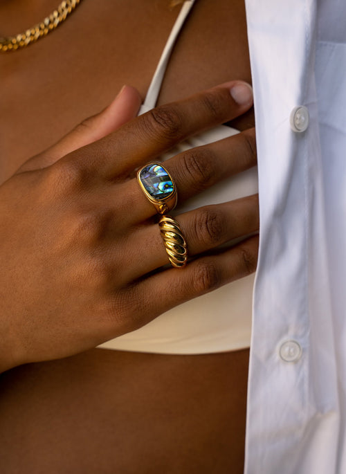 Bague Large Aquarius