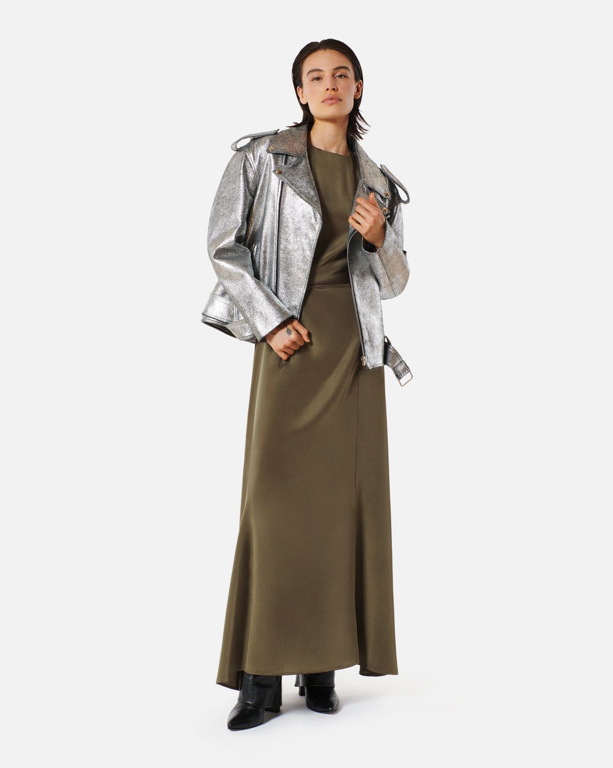 Robe longue Aretha - Cigare