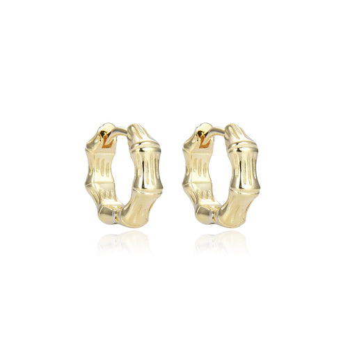 Mini Créoles Bambou - Doré