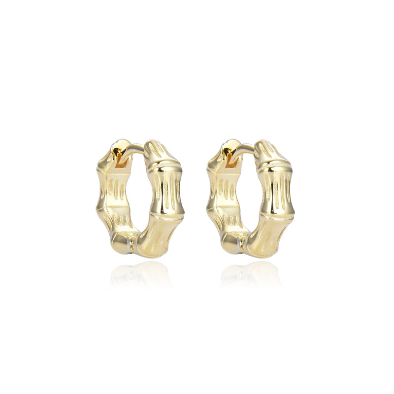 Mini Créoles Bambou - Doré