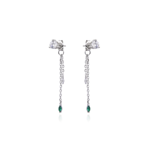 Boucles Pendantes My Glow - Blanc