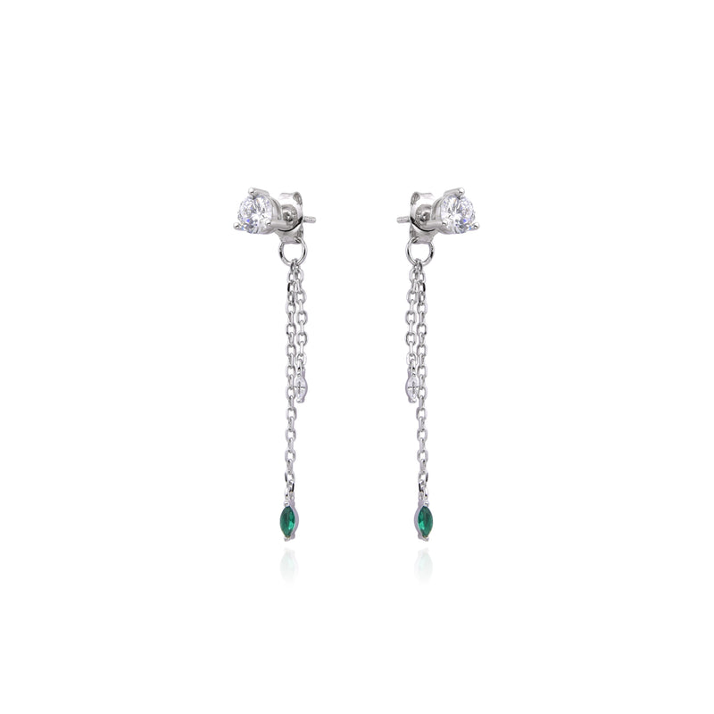 Boucles Pendantes My Glow - Blanc