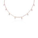 Choker Serti Clos - Rose