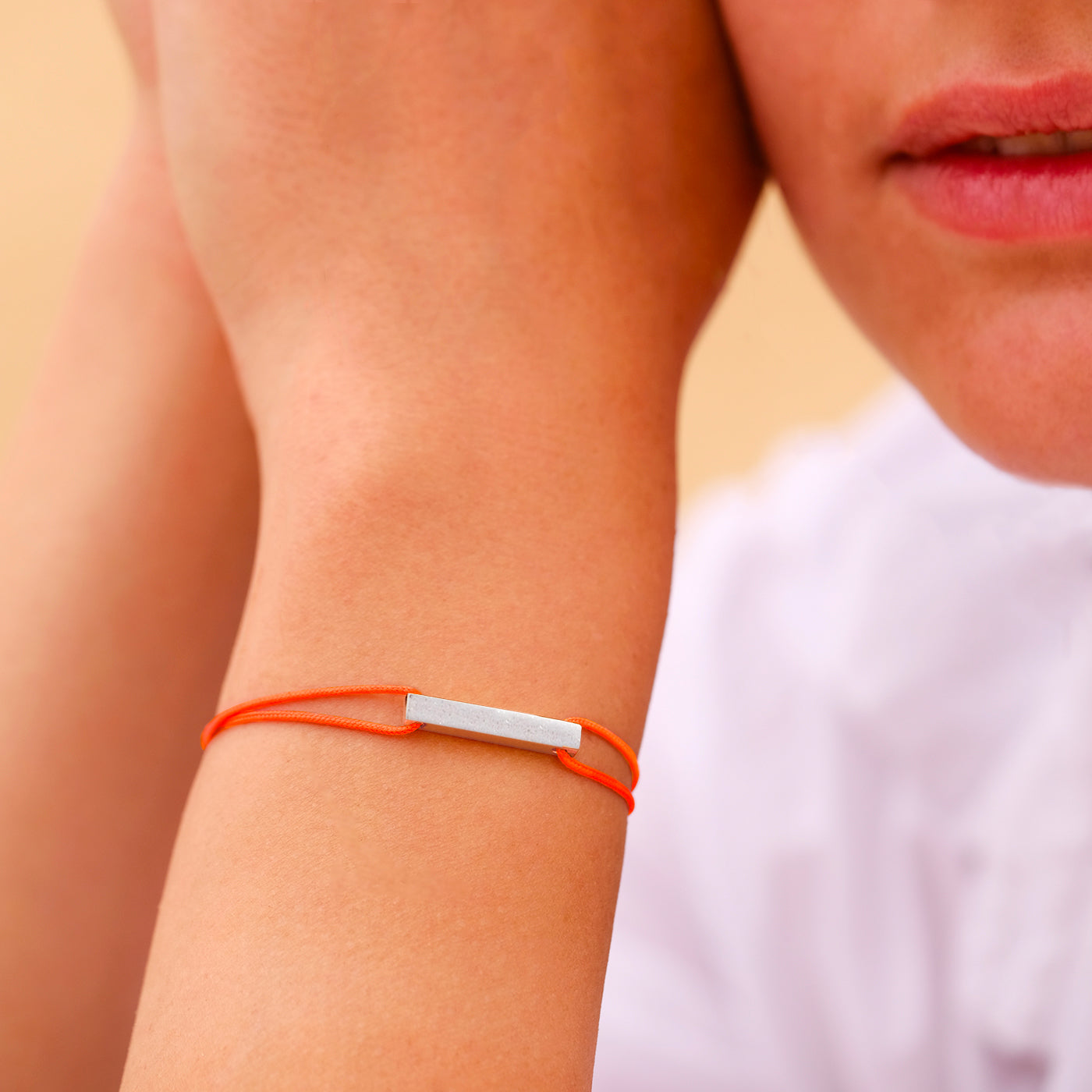 Bracelet Voie - Orange Fluo