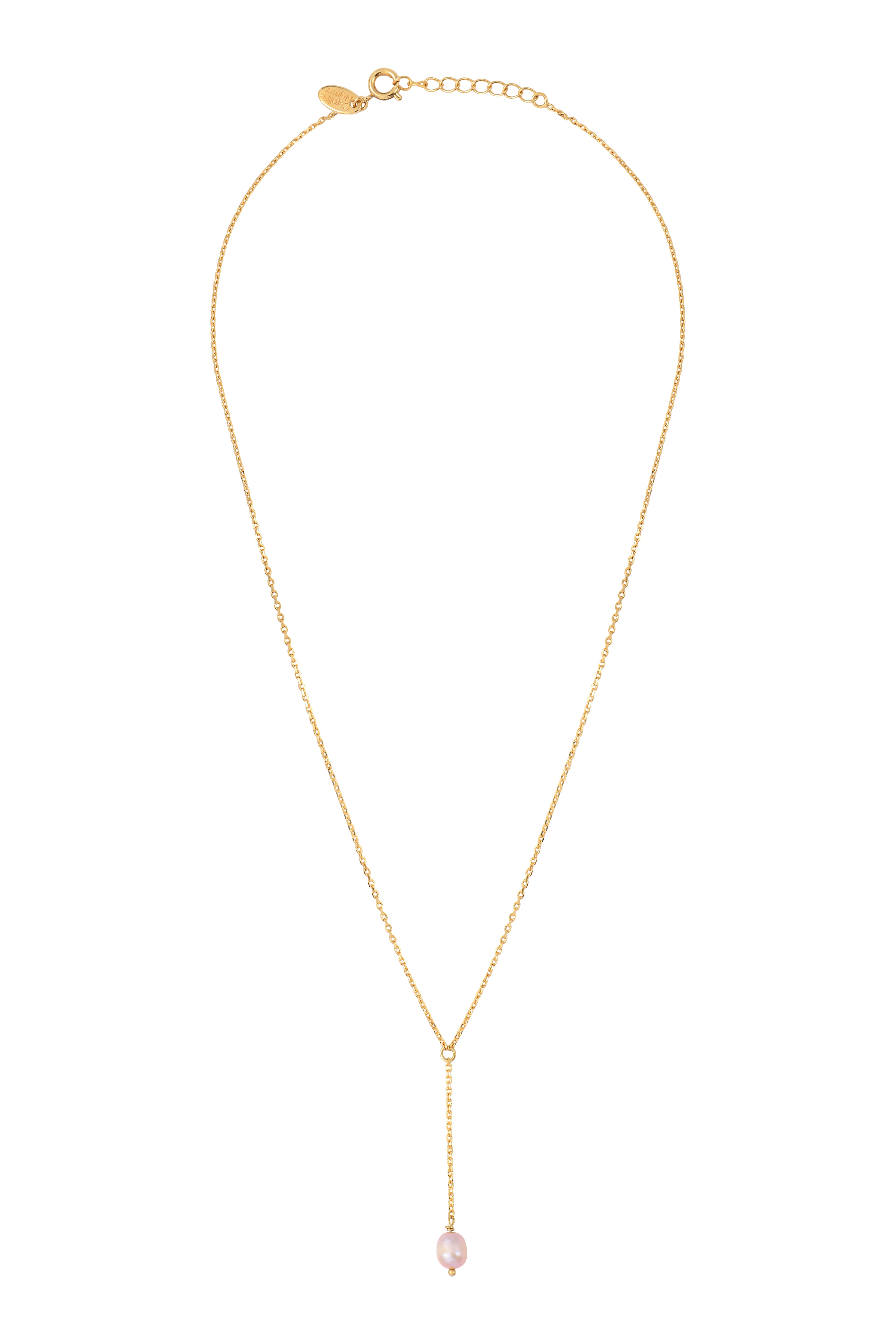 Collier Longues Ariel Perle Rose