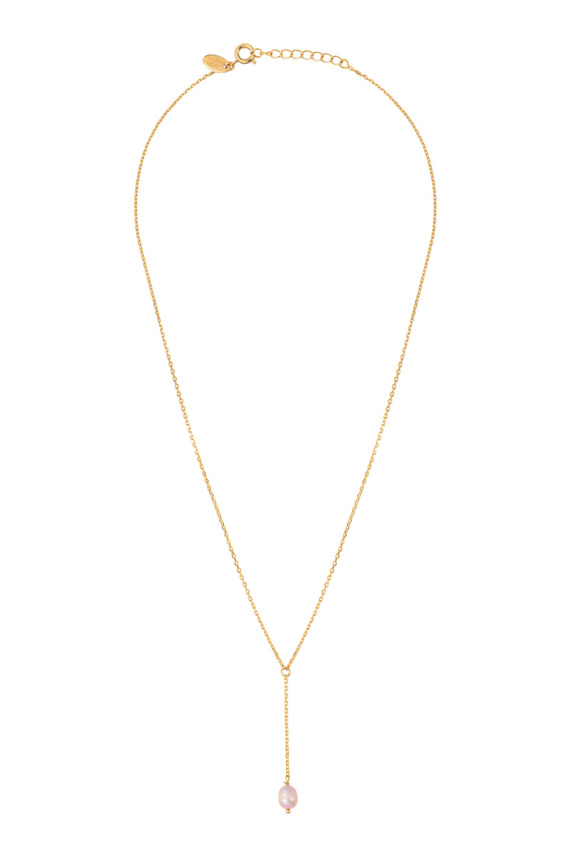 Collier Longues Ariel Perle Rose