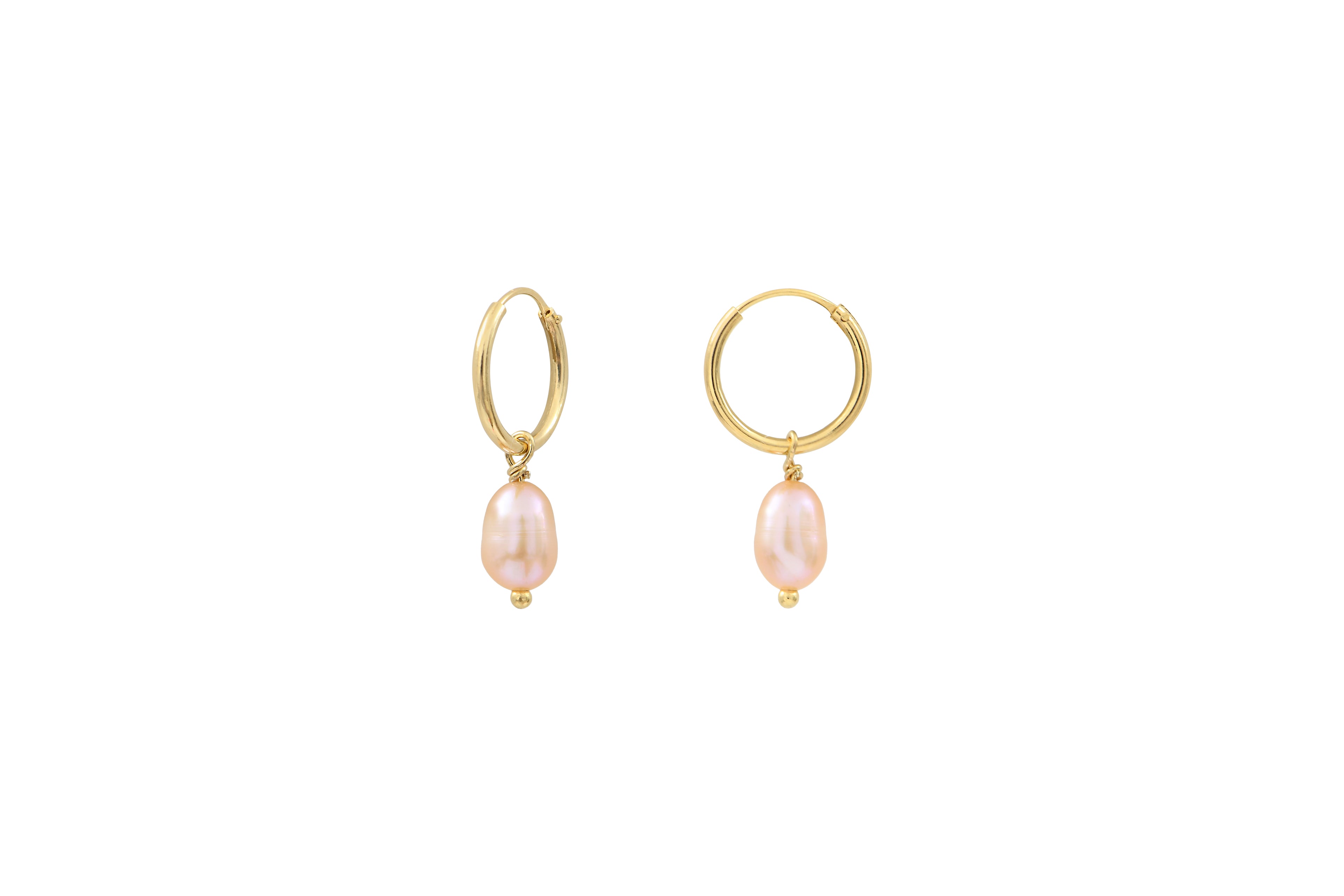Pendientes Ariel Mini Ariel Perla Rosa