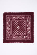 BANDANA/ARIZONA/Body MC-27024 BORDEAUX print white-M-54*54CM