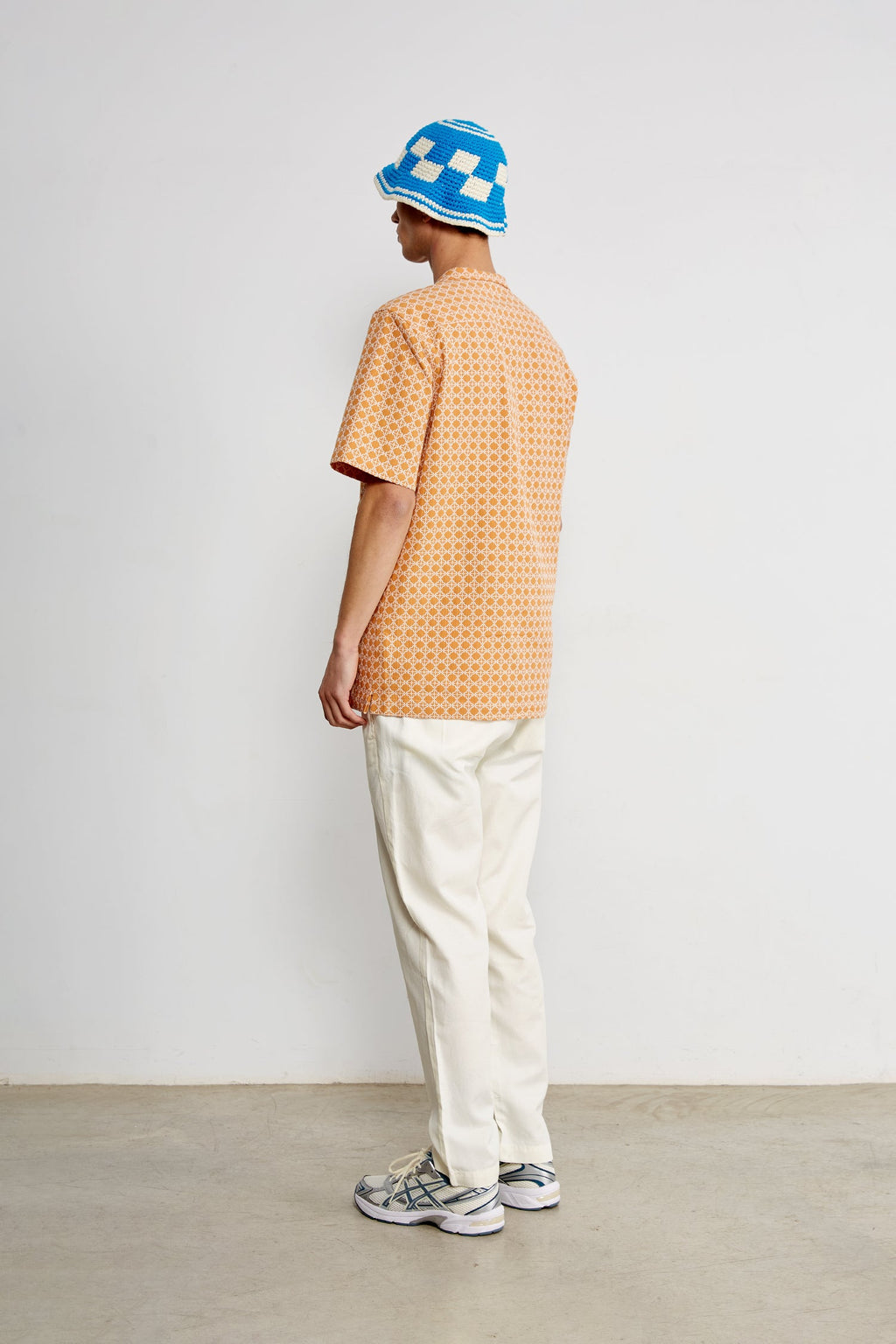 Camicia a Maniche Corte Artisan Orange