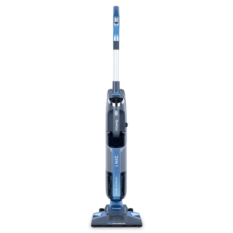 Aspirateur Vapeur 3 En 1 - Gris/Bleu