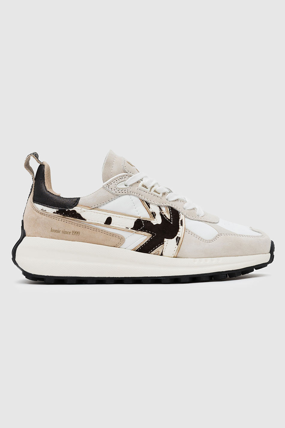 Sneakers Detroit Glam - Off White Cow