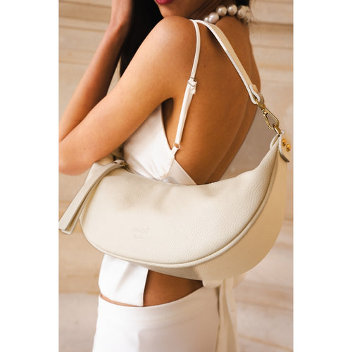 Bruna Shoulder Bag - Blanc Casse