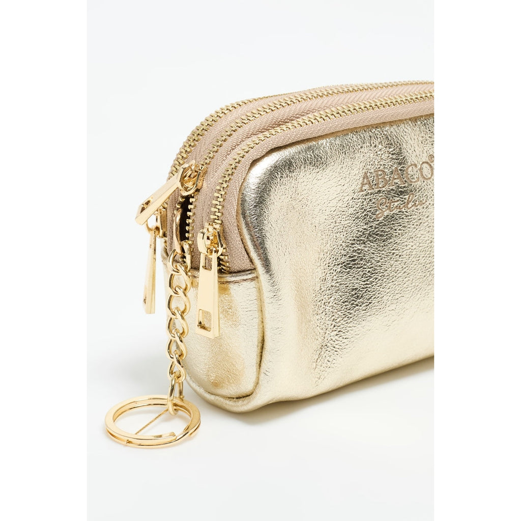 Gold Small Leather Accessory - Gold