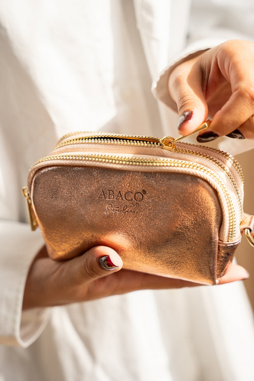 Petite Maroquinerie Dore - Rose Metallique