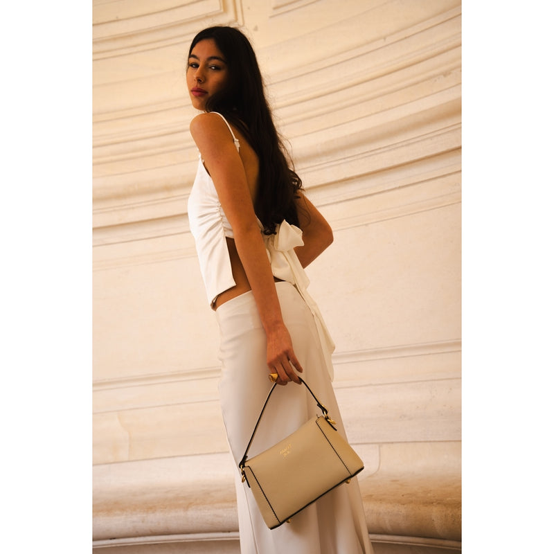 Sac À Bandoulière Edwina - Beige