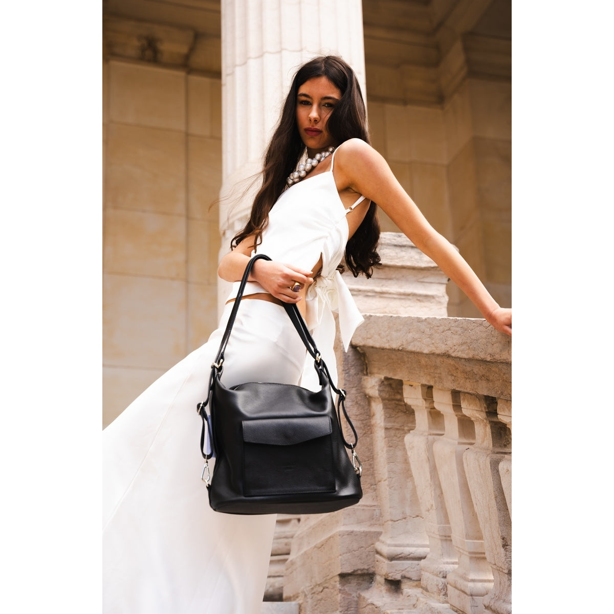 Sac En Bandoulière Effia - Noir