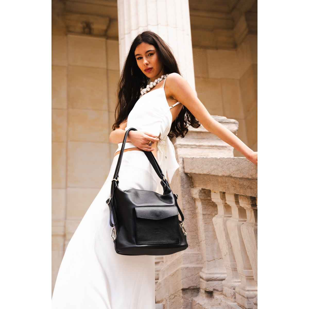 Sac En Bandoulière Effia - Noir