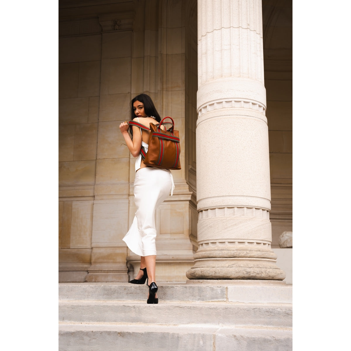Bolso De Mano Gao Dollaro - Camel