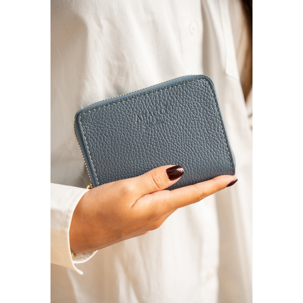 Small Leather Goods - Mini Gali - Blue