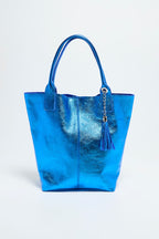 Sac à Main - Yana - Bleu Métallique