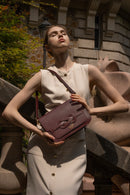 Sac À Bandoulière Ambre - Bordeaux