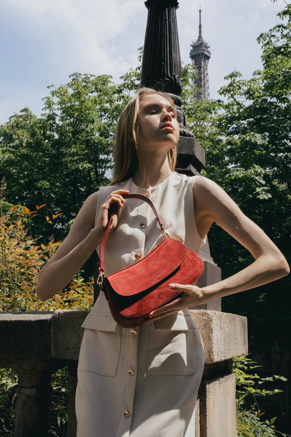 Bolso de Bandolera - Cyra - Burdeos