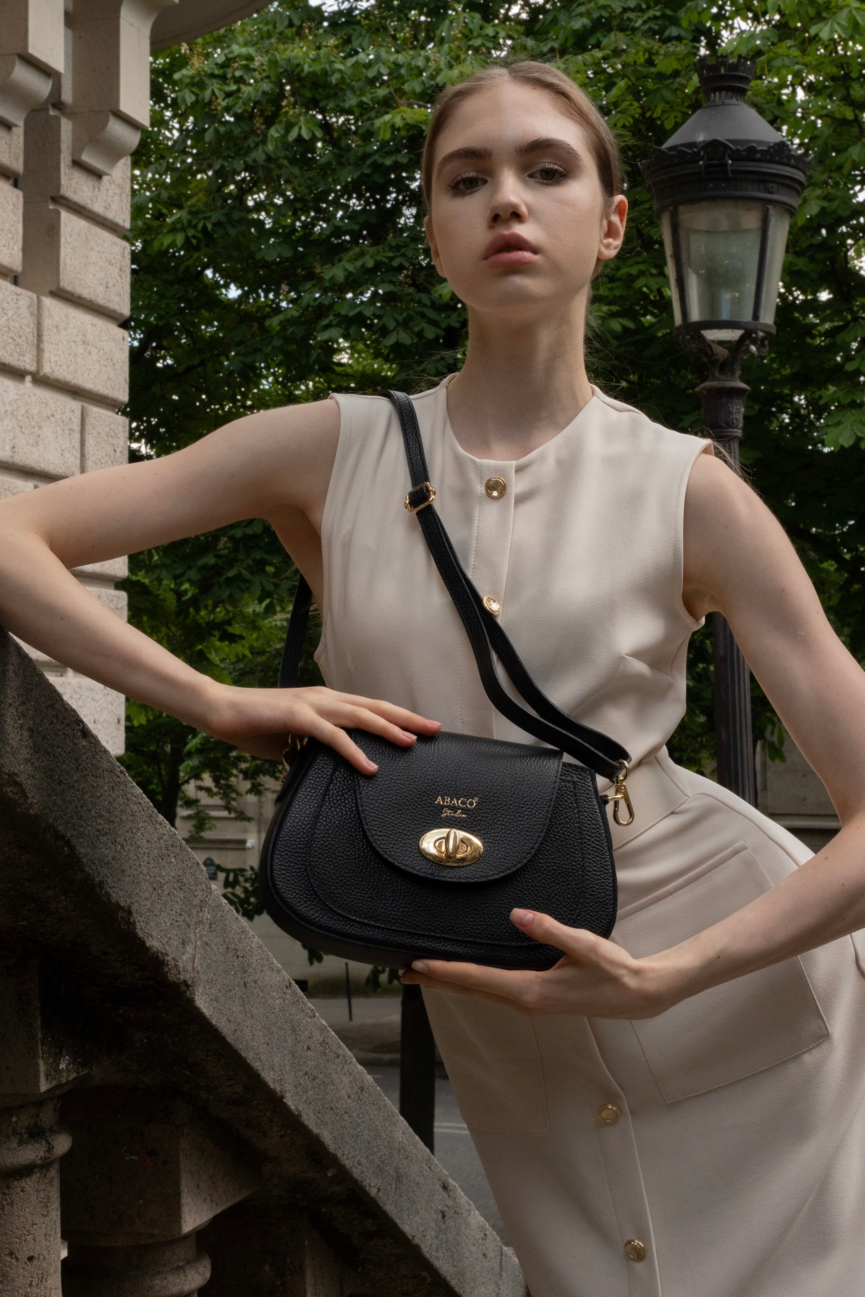 Bolso bandolera Fae - Negro