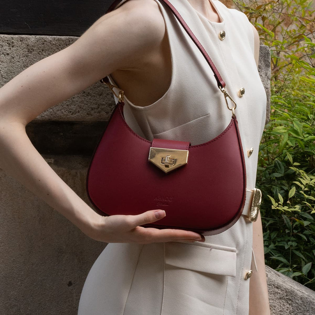 Sac En Bandoulière Nella - Bordeaux