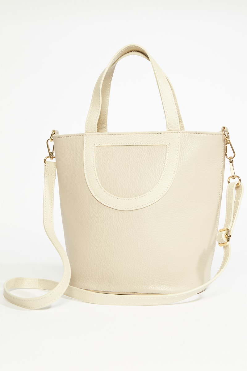 Bolso bandolera Saia - Taupe claro/Beige