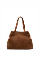 Sac À Bandoulière Vera Suede - Camel