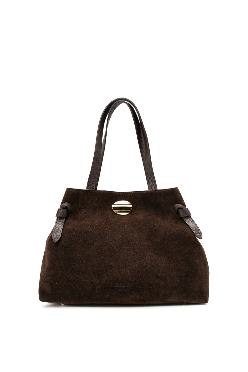 Sac À Bandoulière Vera Suede - Moka