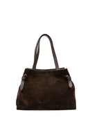 Sac À Bandoulière Vera Suede - Moka