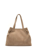 Sac En Bandoulière Vera Suede - Taupe