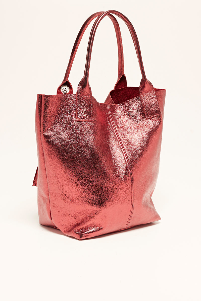 Sac à Main - Yana - Rouge Métallique