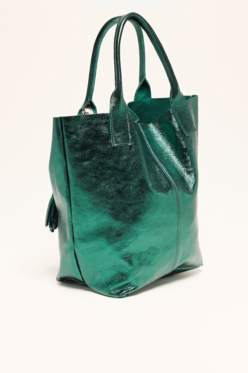 Sac À Main Yana - Vert Metallique