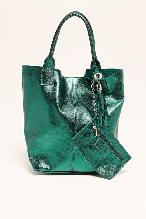 Sac À Main Yana - Vert Metallique