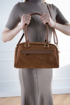 Bolso de hombro Drew - Camel
