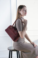 Sac Porte Epaule Drew - Bordeaux