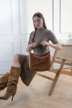 Bolso de hombro Kai - Camel