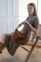 Bolso de hombro Kai - Camel