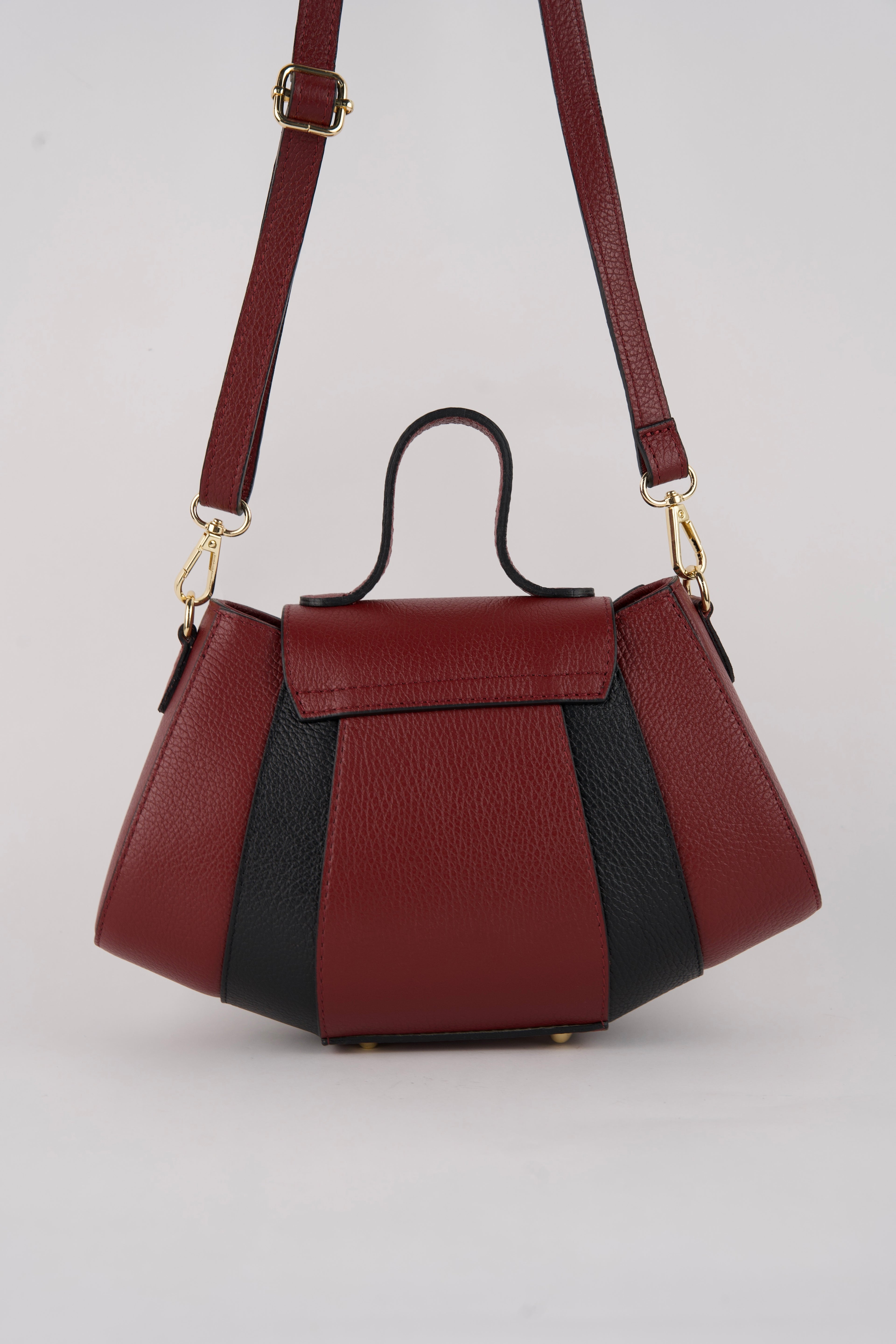 Sac À Bandouliere Lara - Bordeaux + Noir