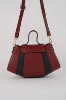 Sac A Bandouliere Lara - Bordeaux + Noir