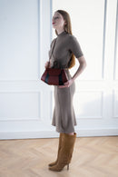 Sac A Bandouliere Lara - Bordeaux + Noir