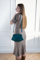 Sac A Bandouliere Lara - Vert Emeraude