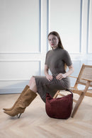 Sac Porte Epaule Moss - Bordeaux