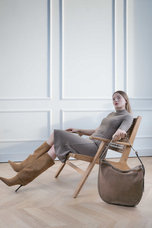 Sac Porte Epaule Moss - Taupe