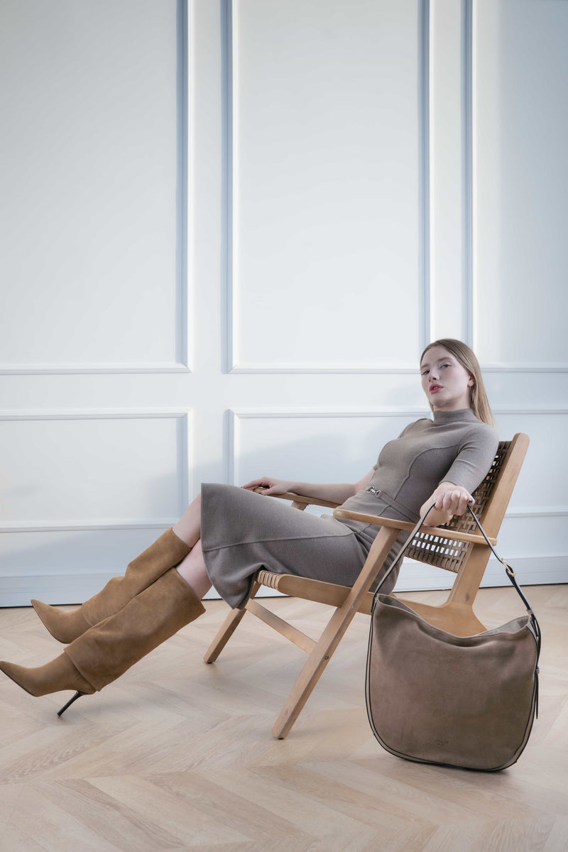 Sac Porte Epaule Moss - Taupe