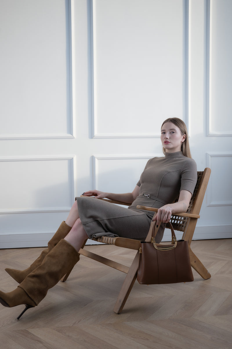 Olivia Shoulder Bag - Camel